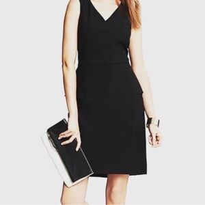 Banana Republic Black Peplum Pencil Dress Size 4